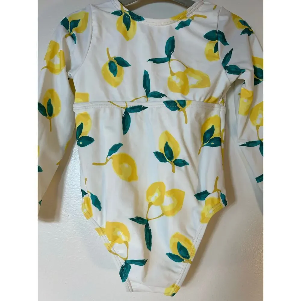 JESSICA SIMPSON Girl’s One Piece RashGuard Swim Suit / Size: 24 Months